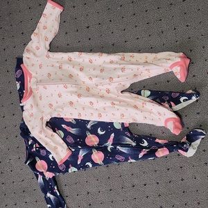 6-9 month baby girl sleepers